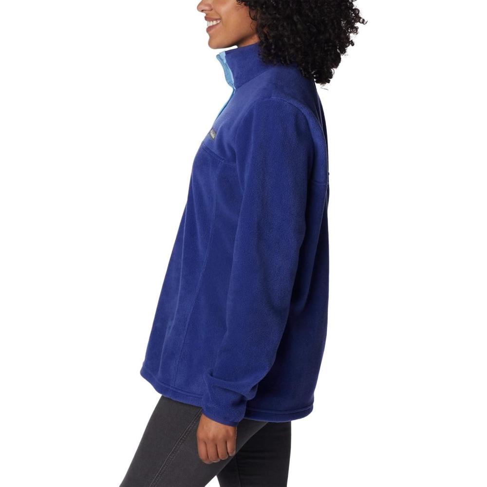 image:imageColumbia womens Benton Springs 12 Snap PulloverDark SapphireVista Blue