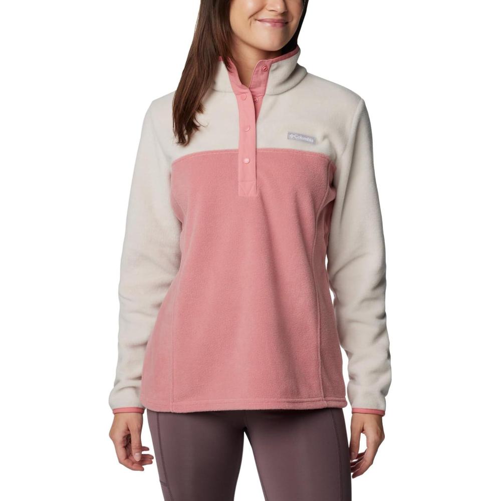 image:imageColumbia womens Benton Springs 12 Snap PulloverDark StonePink Agave