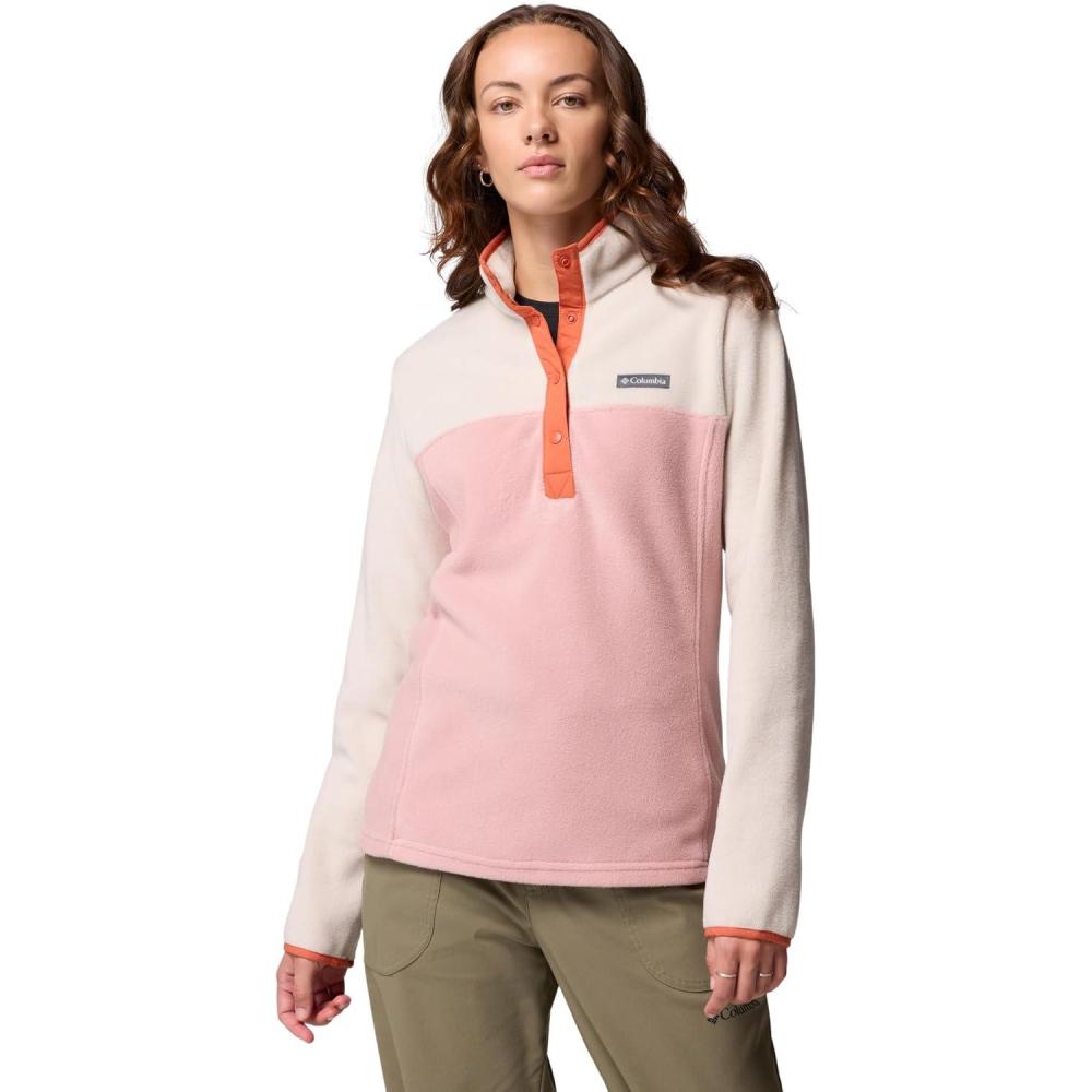 image:imageColumbia womens Benton Springs 12 Snap PulloverEraser PinkDark StoneTuscan
