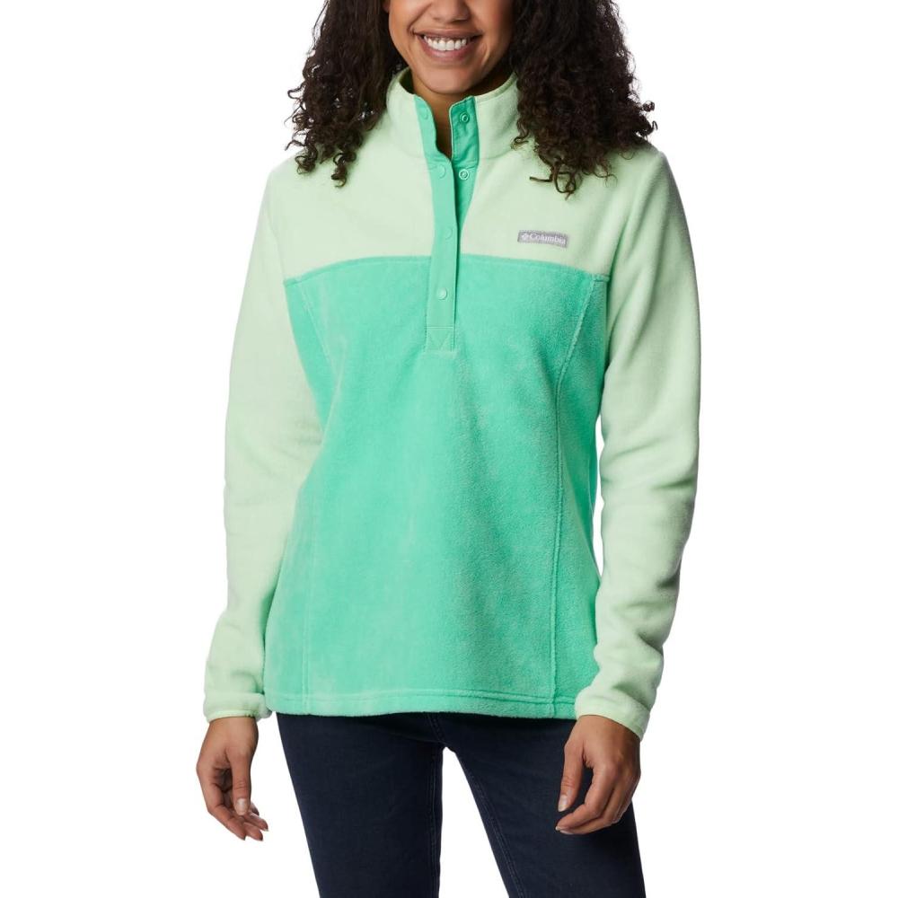 image:imageColumbia womens Benton Springs 12 Snap PulloverLight JadeKey West