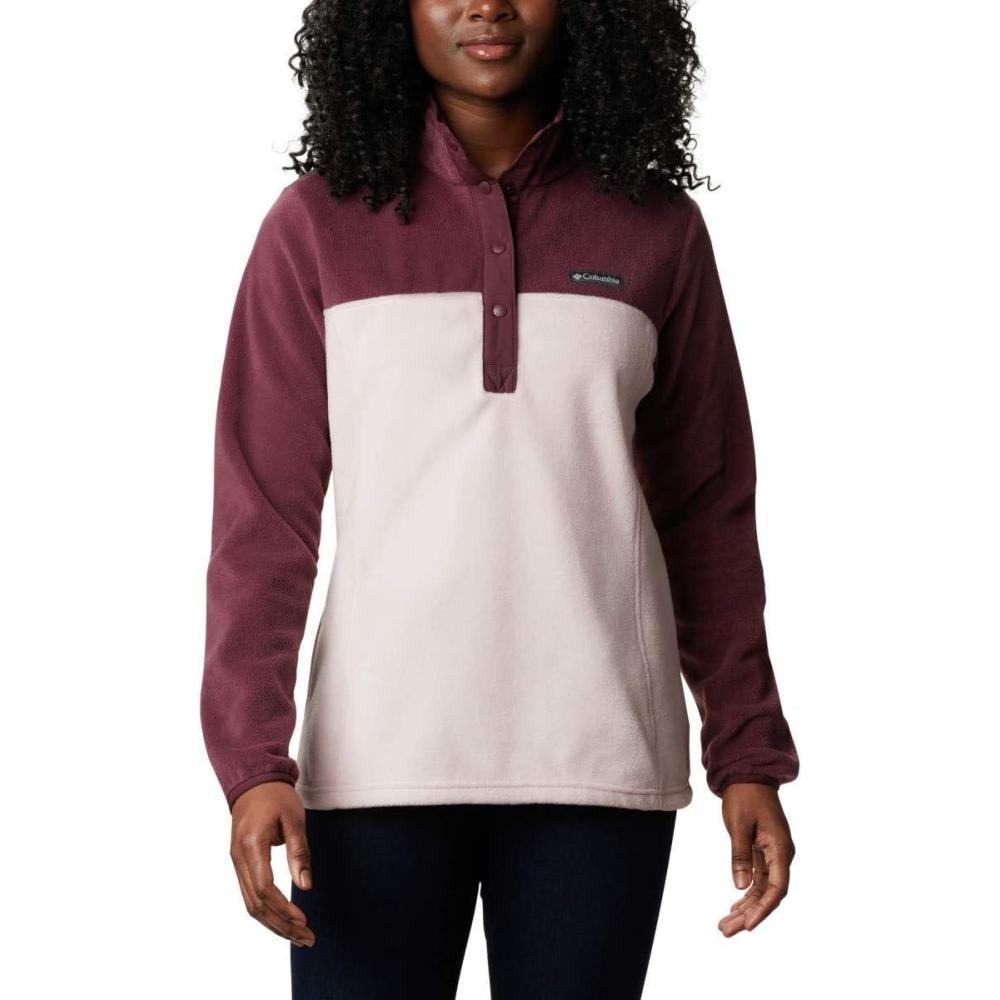 image:imageColumbia womens Benton Springs 12 Snap PulloverMalbecMineral Pink