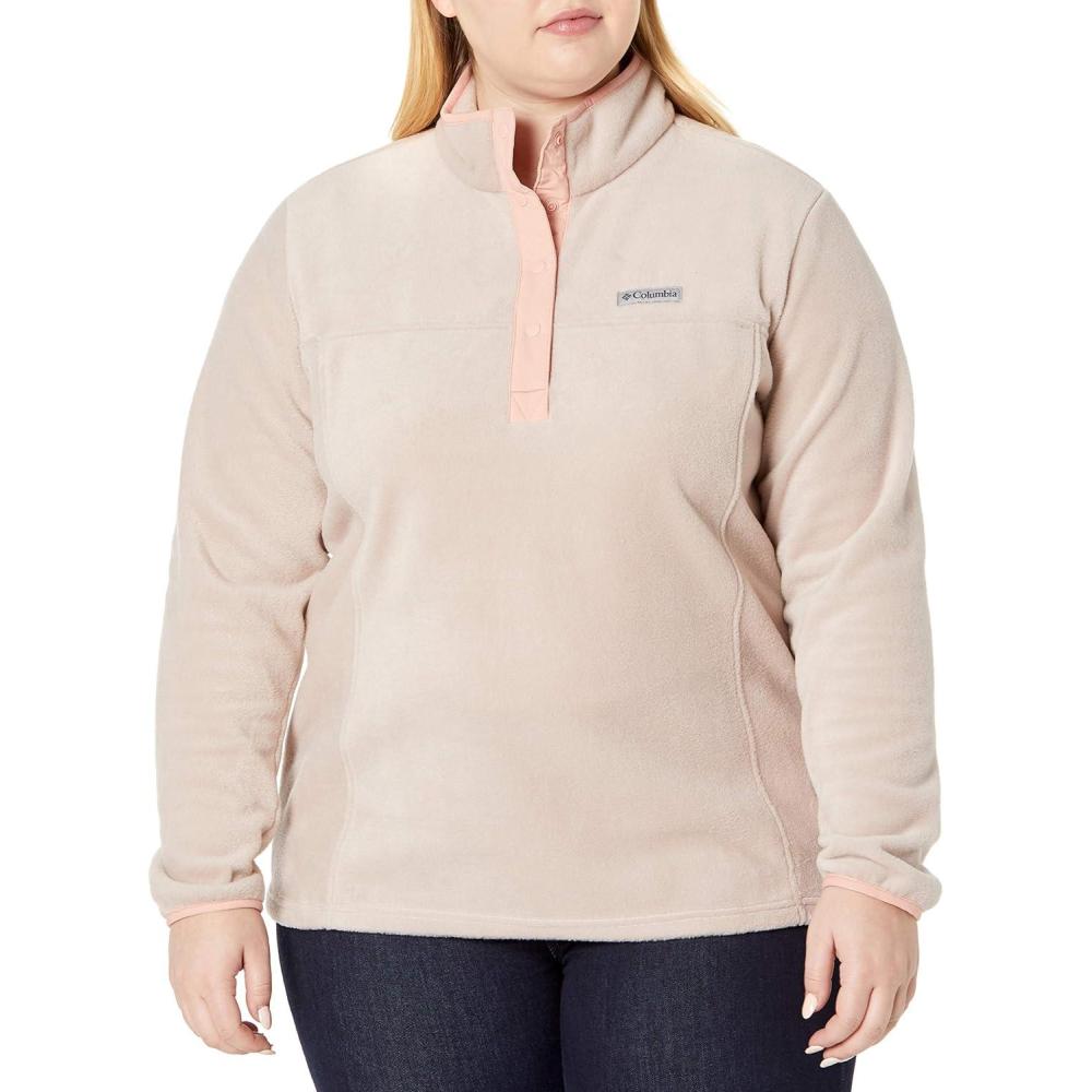 image:imageColumbia womens Benton Springs 12 Snap PulloverMauve VaporFaux Pink