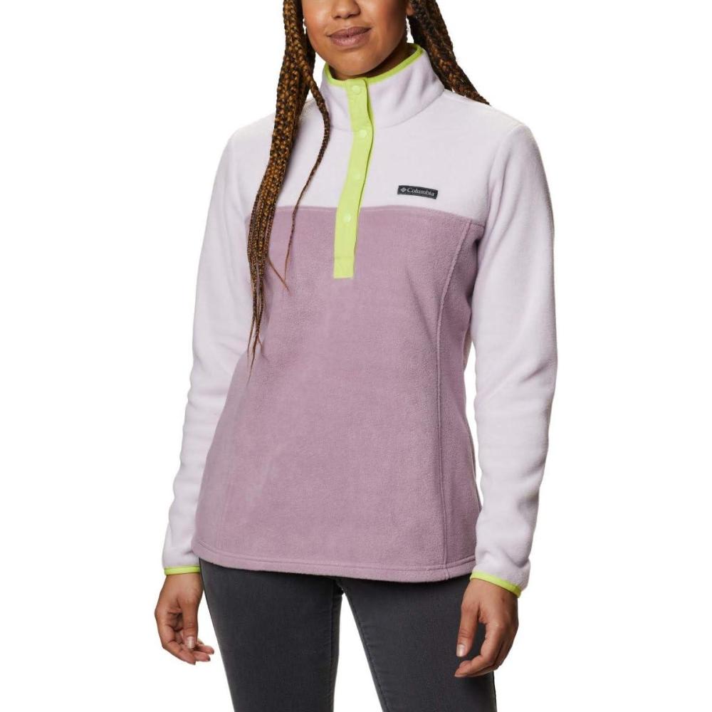 image:imageColumbia womens Benton Springs 12 Snap PulloverPale LilacWinter Mauve