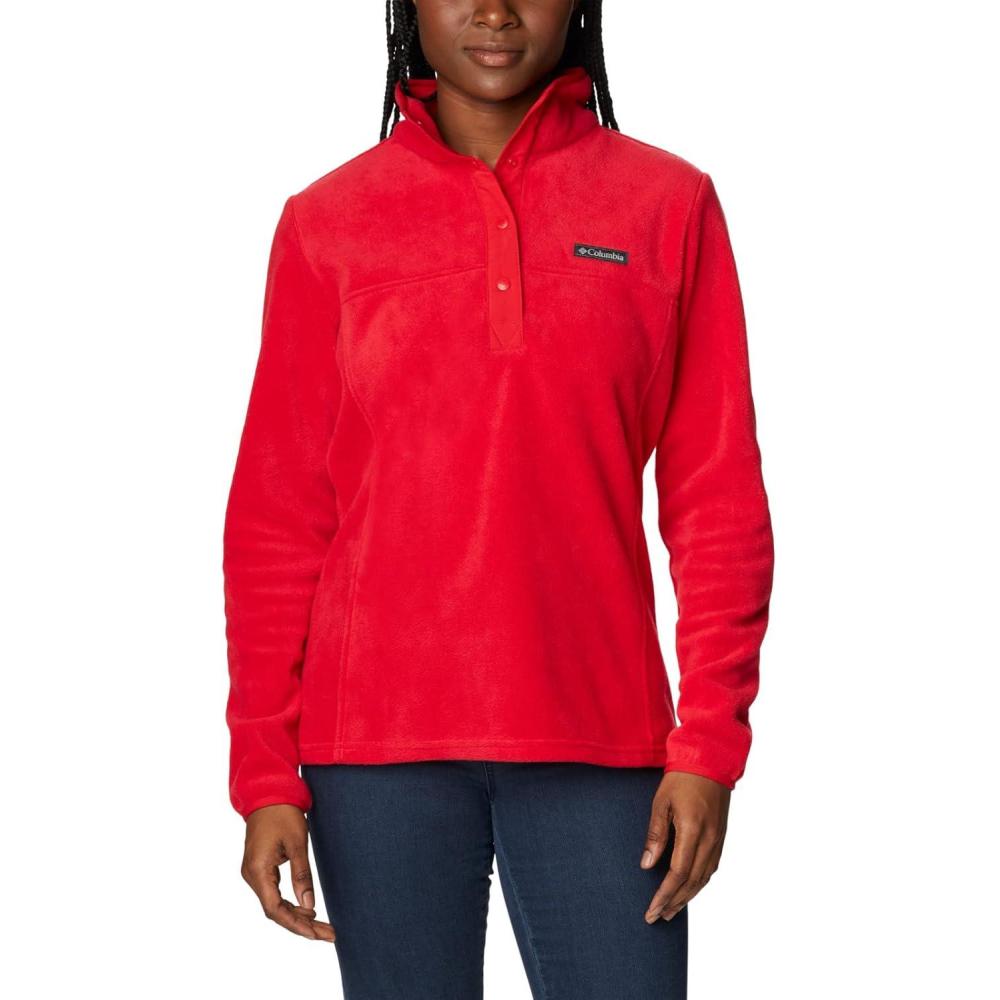 image:imageColumbia womens Benton Springs 12 Snap PulloverRed Lily