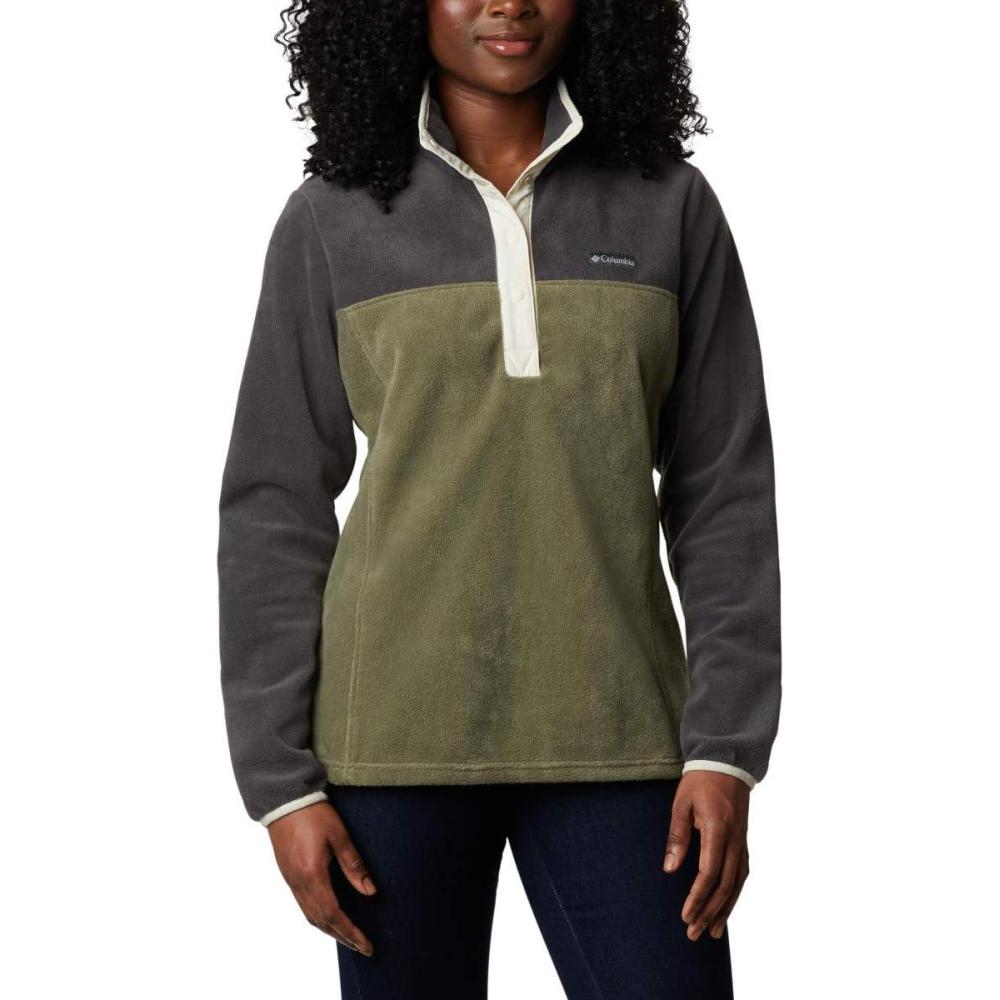image:imageColumbia womens Benton Springs 12 Snap PulloverSharkStone Green