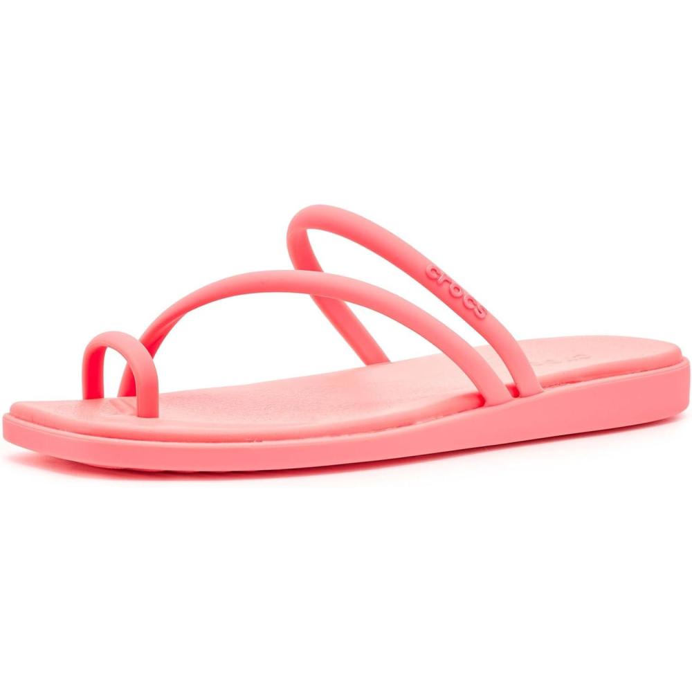 image:imageCrocs Womens Miami Toe Loop Sandal FlatGuava