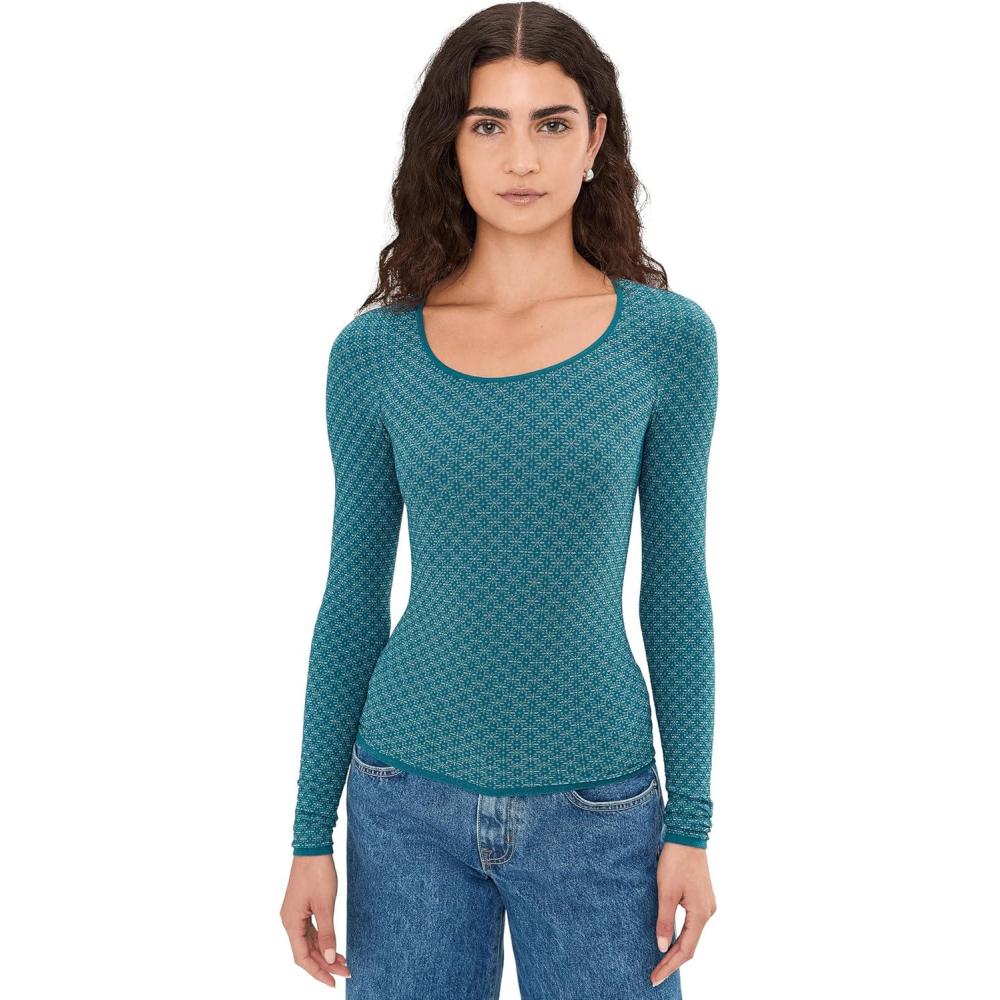 image:imageFree People Womens Love Letter Long Sleeve Still Sea
