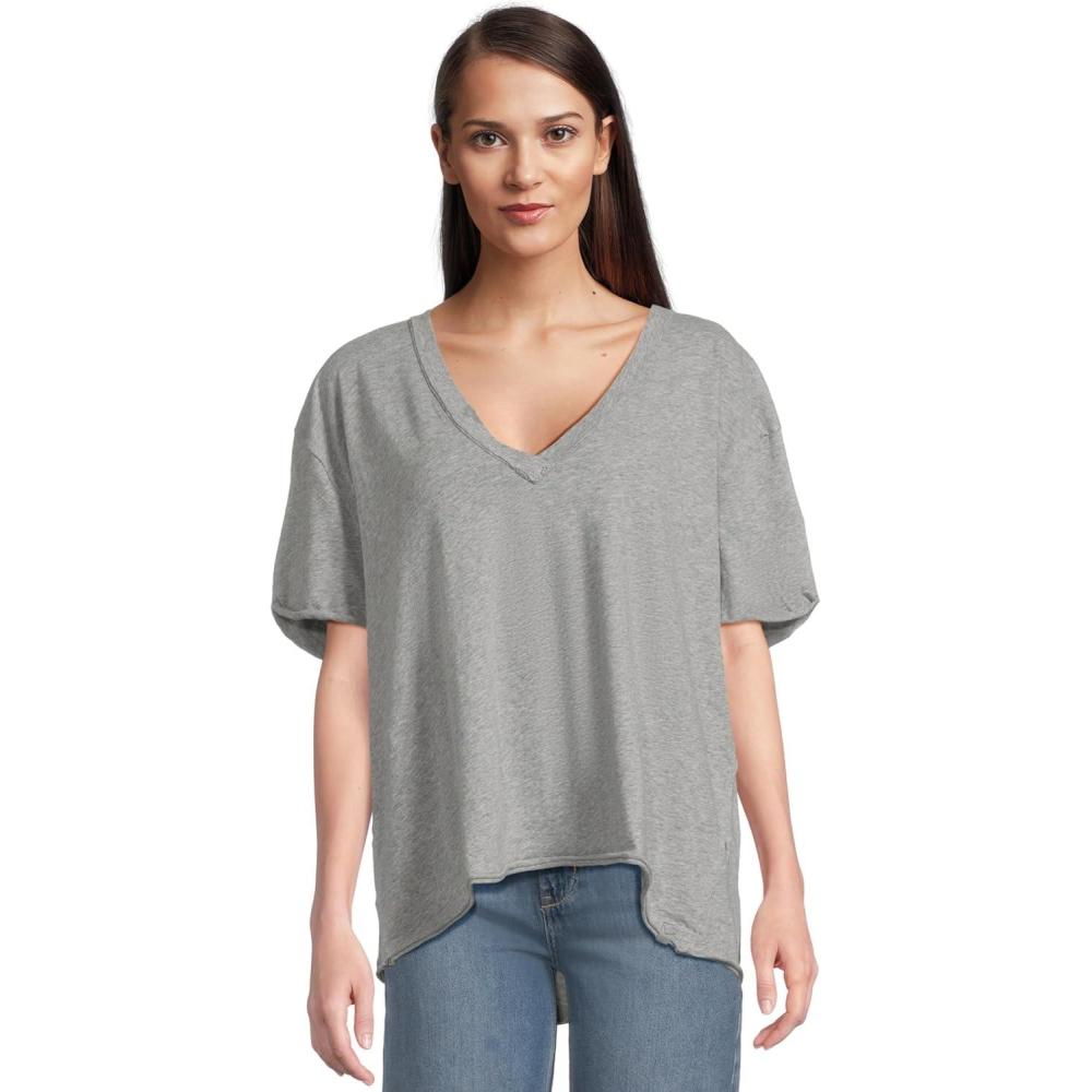 image:imageFree People Womens Nina V TeeHeather Grey
