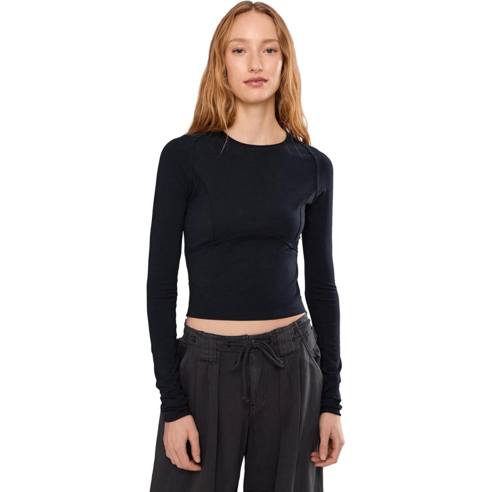 image:imageFree People Womens We The Free Protagonist Long SleeveBlack