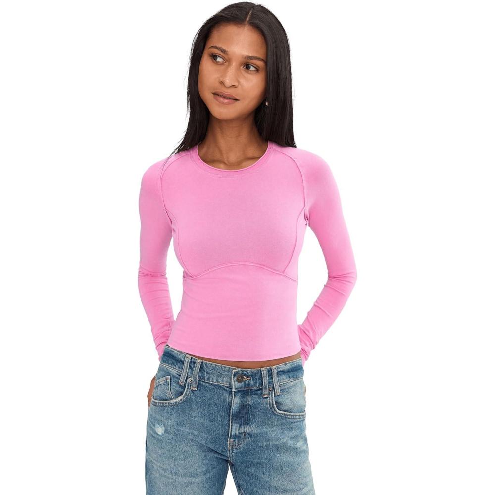 image:imageFree People Womens We The Free Protagonist Long SleeveDouble Bubble