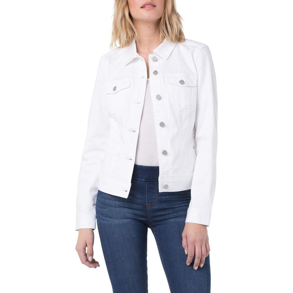 image:imageLiverpool Womens Classic Jean Jacket High Performance DenimBright White