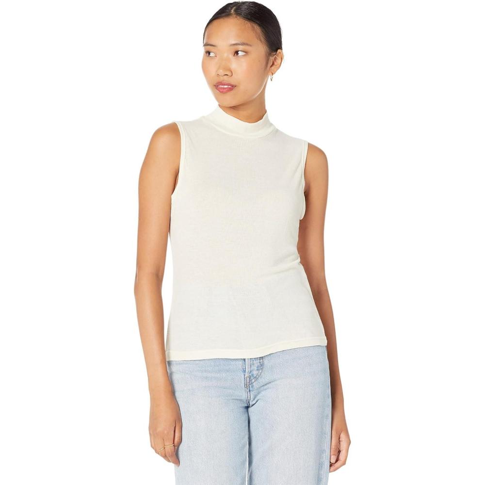 image:imageMONROW Sheer Mock Neck Tank