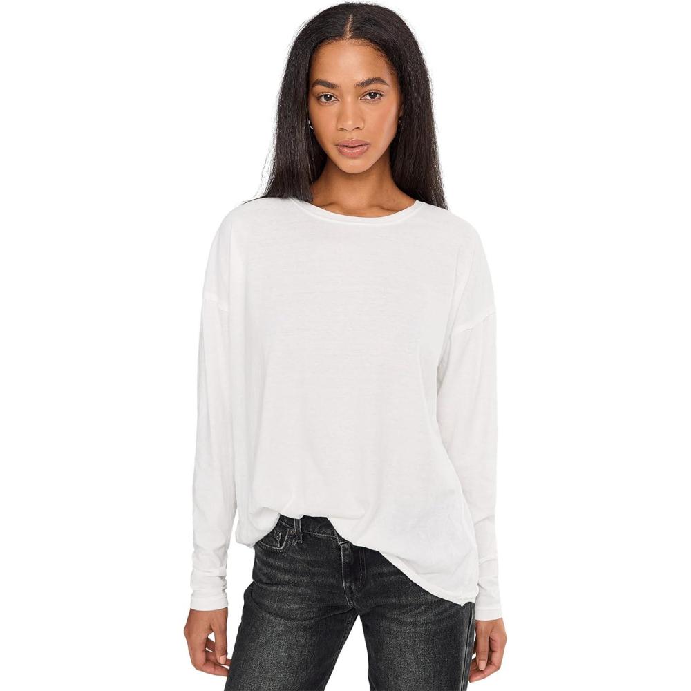 image:imageNina Tee Long Sleeve in IvoryIvory