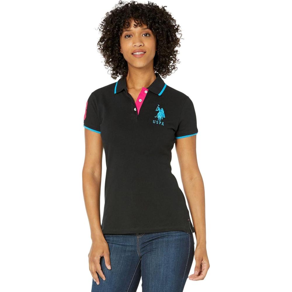 image:imageUS POLO ASSN womens Triple Crown PoloBlackBlue