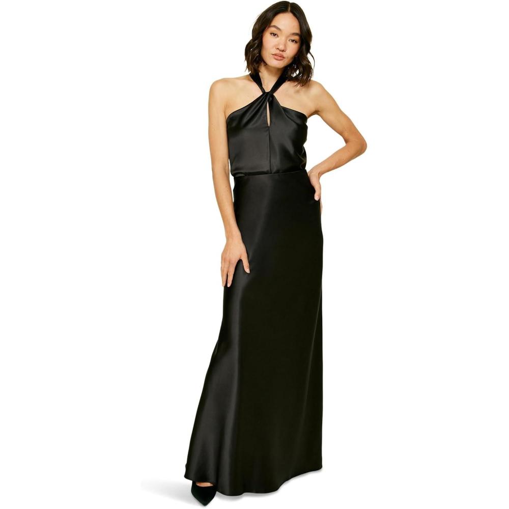 image:imageline and dot Dreamer Halter Top Black MD