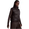 Beyond Yoga Women’s Big Cozy Puffer Vest(Dark Chocolate)