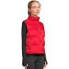 Beyond Yoga Women’s Big Cozy Puffer Vest(Ruby Red)