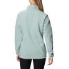 Columbia womens Benton Springs 1/2 Snap Pullover(Aqua Tone/Light Lime)
