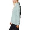 Columbia womens Benton Springs 1/2 Snap Pullover(Aqua Tone/Light Lime)