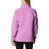 Columbia womens Benton Springs 1/2 Snap Pullover(Blossom Pink/Salmon)