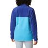 Columbia womens Benton Springs 1/2 Snap Pullover(Blue Chill/Dark Sapphire)