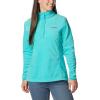 Columbia womens Benton Springs 1/2 Snap Pullover(Bright Aqua)