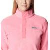Columbia womens Benton Springs 1/2 Snap Pullover(Camellia Rose)