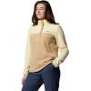 Columbia womens Benton Springs 1/2 Snap Pullover(Canoe/Lemon Wash)