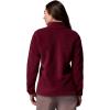 Columbia womens Benton Springs 1/2 Snap Pullover(Rich Wine/Eraser Pink)