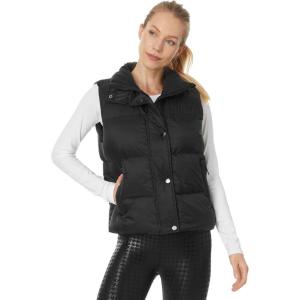 Beyond Yoga Women’s Big Cozy Puffer Vest(Black)