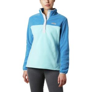 Columbia womens Benton Springs 1/2 Snap Pullover(Aquatint/Dark Pool)