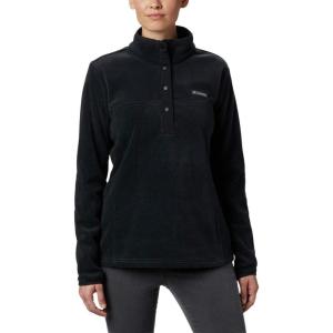 Columbia womens Benton Springs 1/2 Snap Pullover(Black)