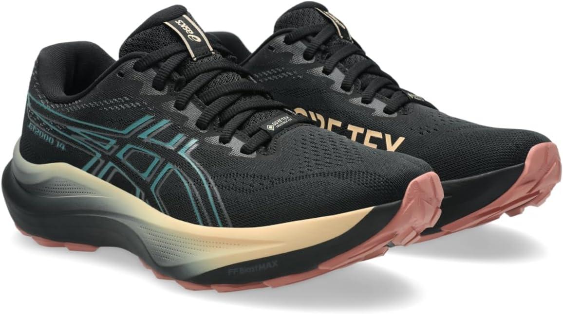 image:imageASICS Womens GT2000 14 Running ShoesBlackMisty Pine