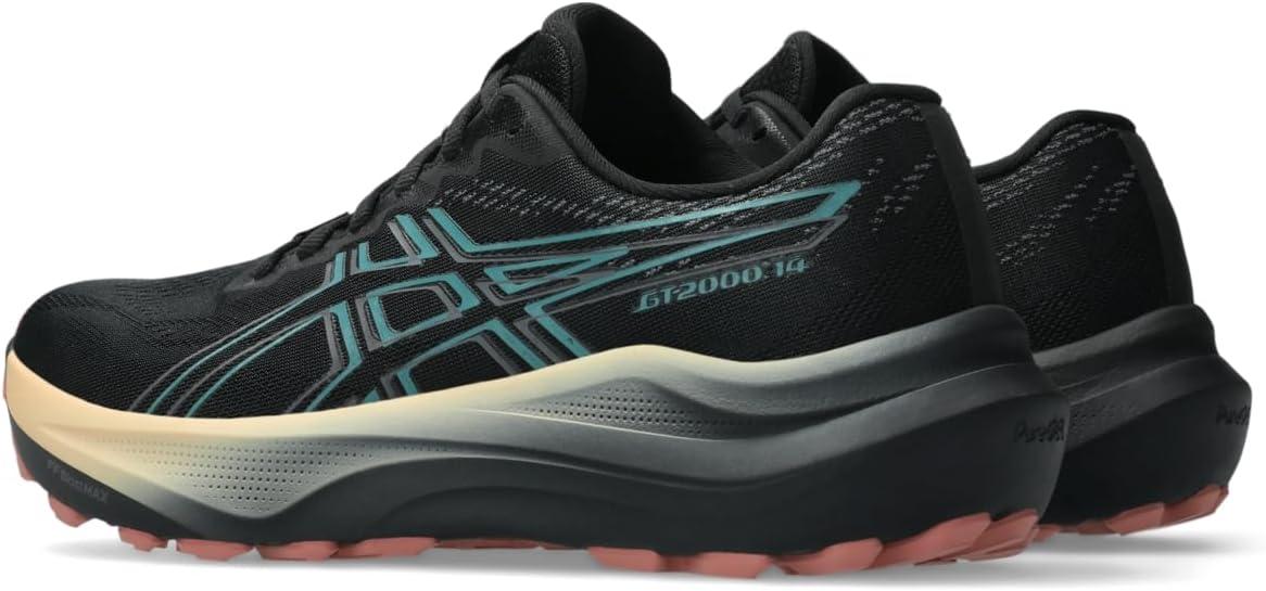 image:imageASICS Womens GT2000 14 Running ShoesBlackMisty Pine