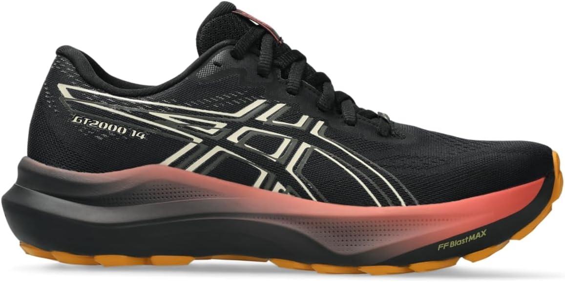 image:imageASICS Womens GT2000 14 Running ShoesBlackVanilla