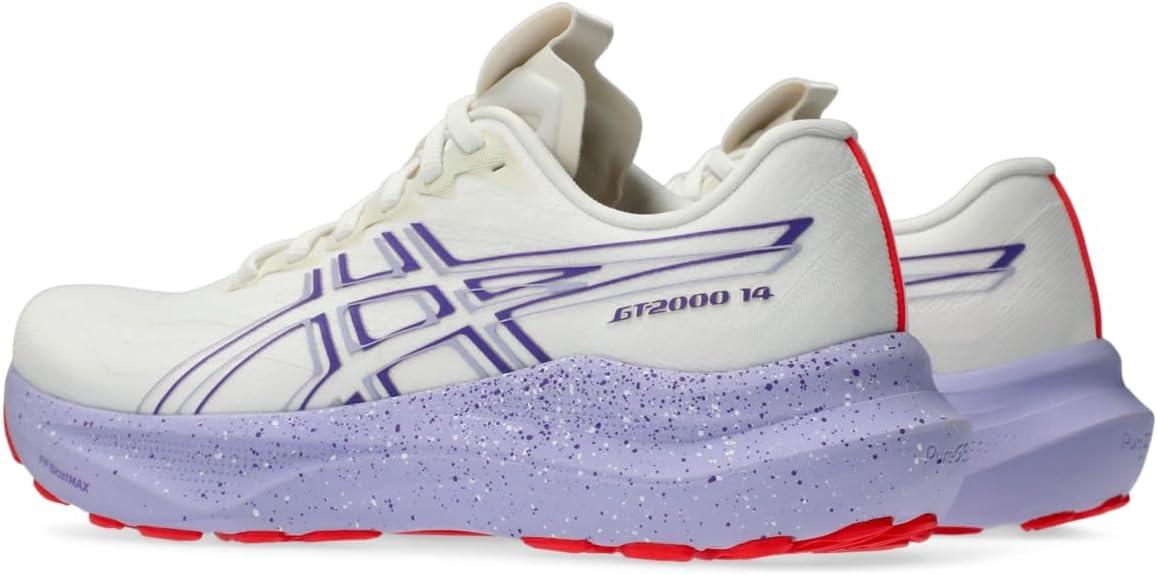 image:imageASICS Womens GT2000 14 Running ShoesCreamEdo Purple