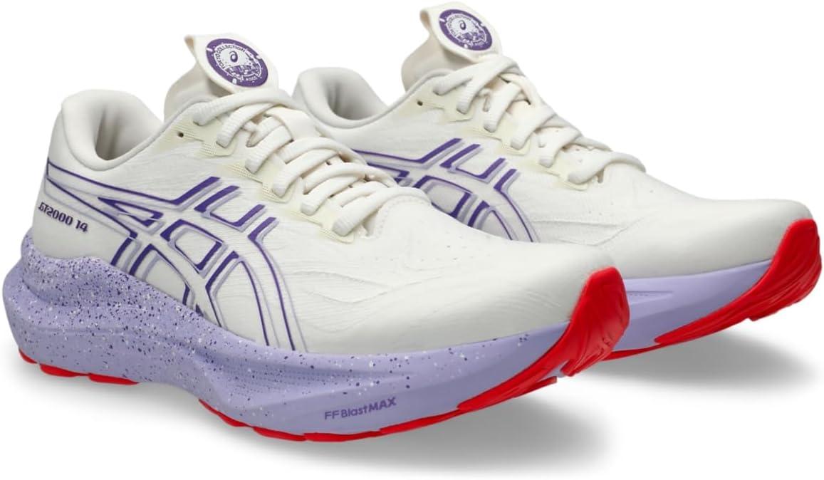 image:imageASICS Womens GT2000 14 Running ShoesCreamEdo Purple