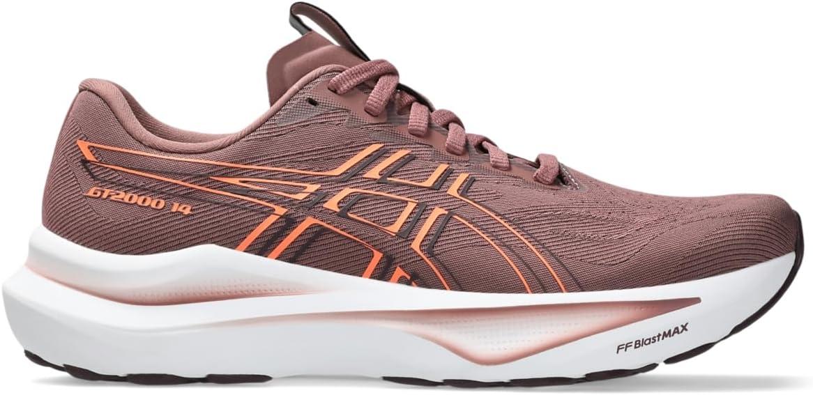 image:imageASICS Womens GT2000 14 Running ShoesRubble RedVivid Coral