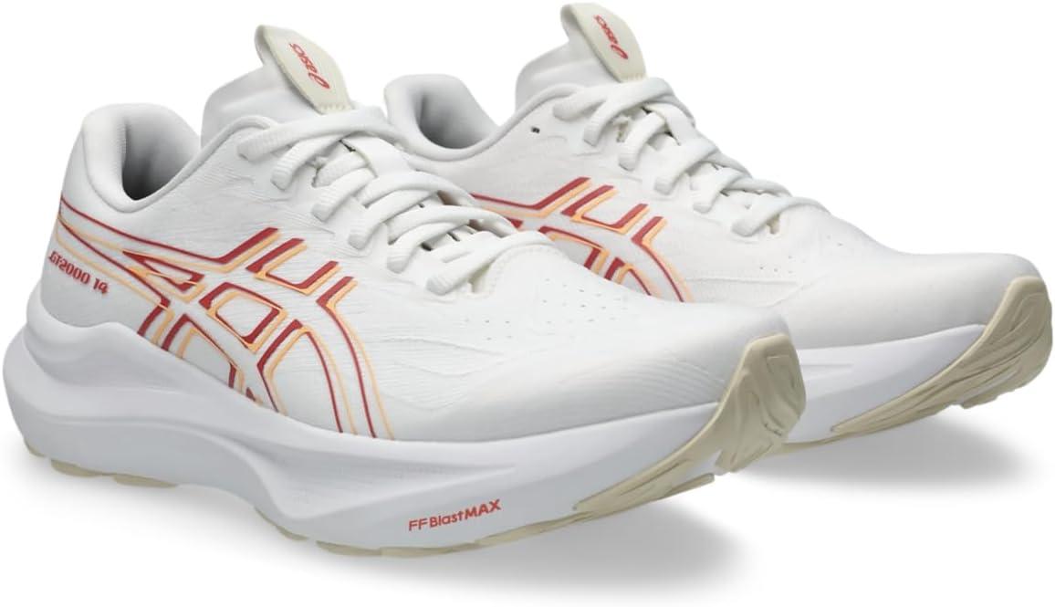 image:imageASICS Womens GT2000 14 Running ShoesWhiteDark Pink Clay