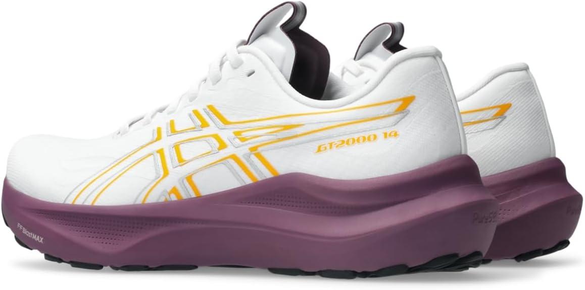 image:imageASICS Womens GT2000 14 Running ShoesWhiteYamabuki