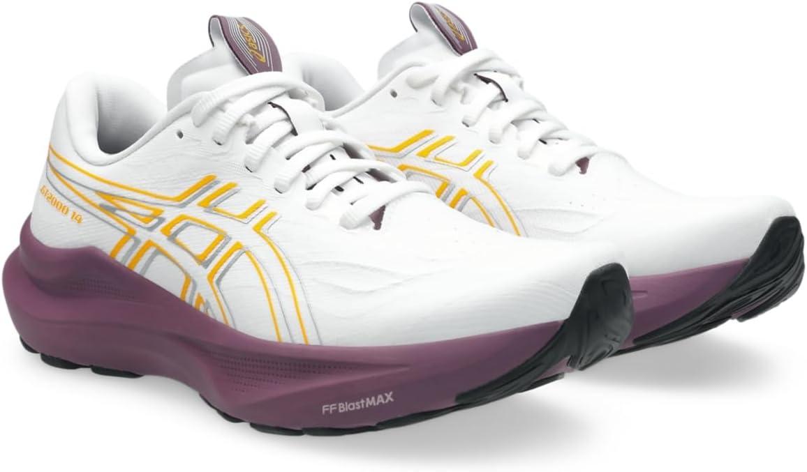 image:imageASICS Womens GT2000 14 Running ShoesWhiteYamabuki