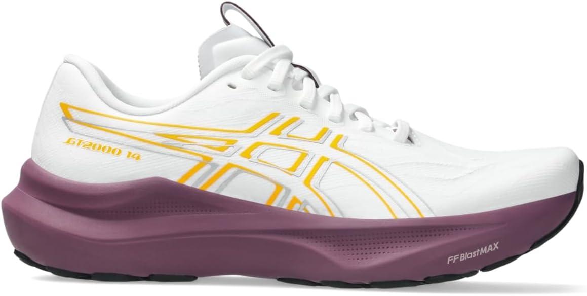image:imageASICS Womens GT2000 14 Running ShoesWhiteYamabuki