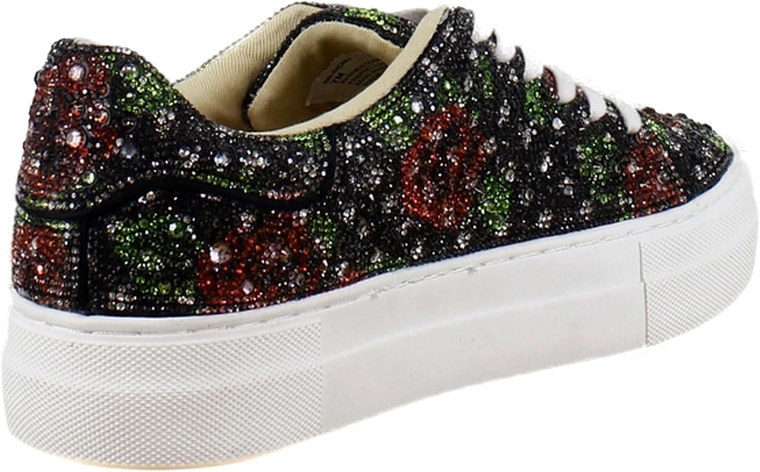image:imageBetsey Johnson Womens Sidny SneakerBlack Rose Polka Dot