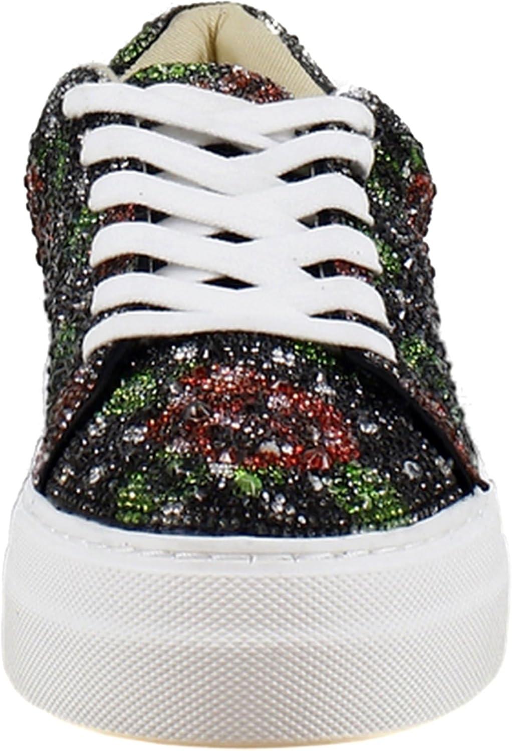 image:imageBetsey Johnson Womens Sidny SneakerBlack Rose Polka Dot
