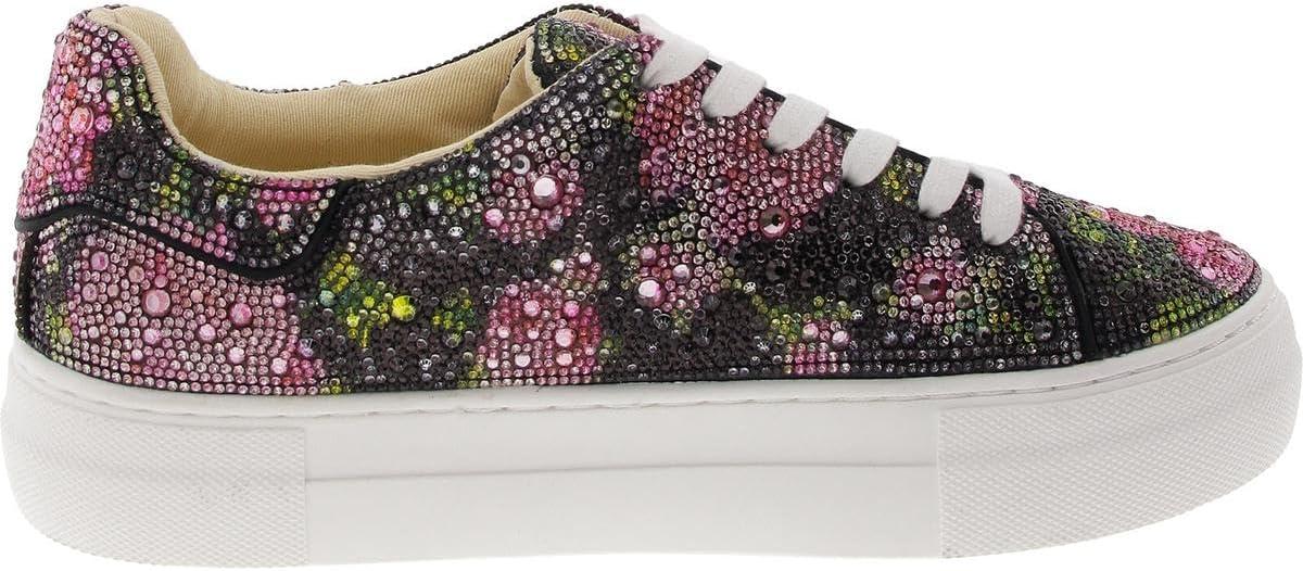 image:imageBetsey Johnson Womens Sidny SneakerBlkPnk Floral