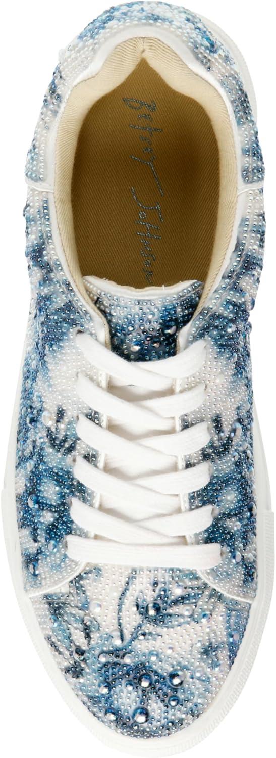 image:imageBetsey Johnson Womens Sidny SneakerBlue Floral