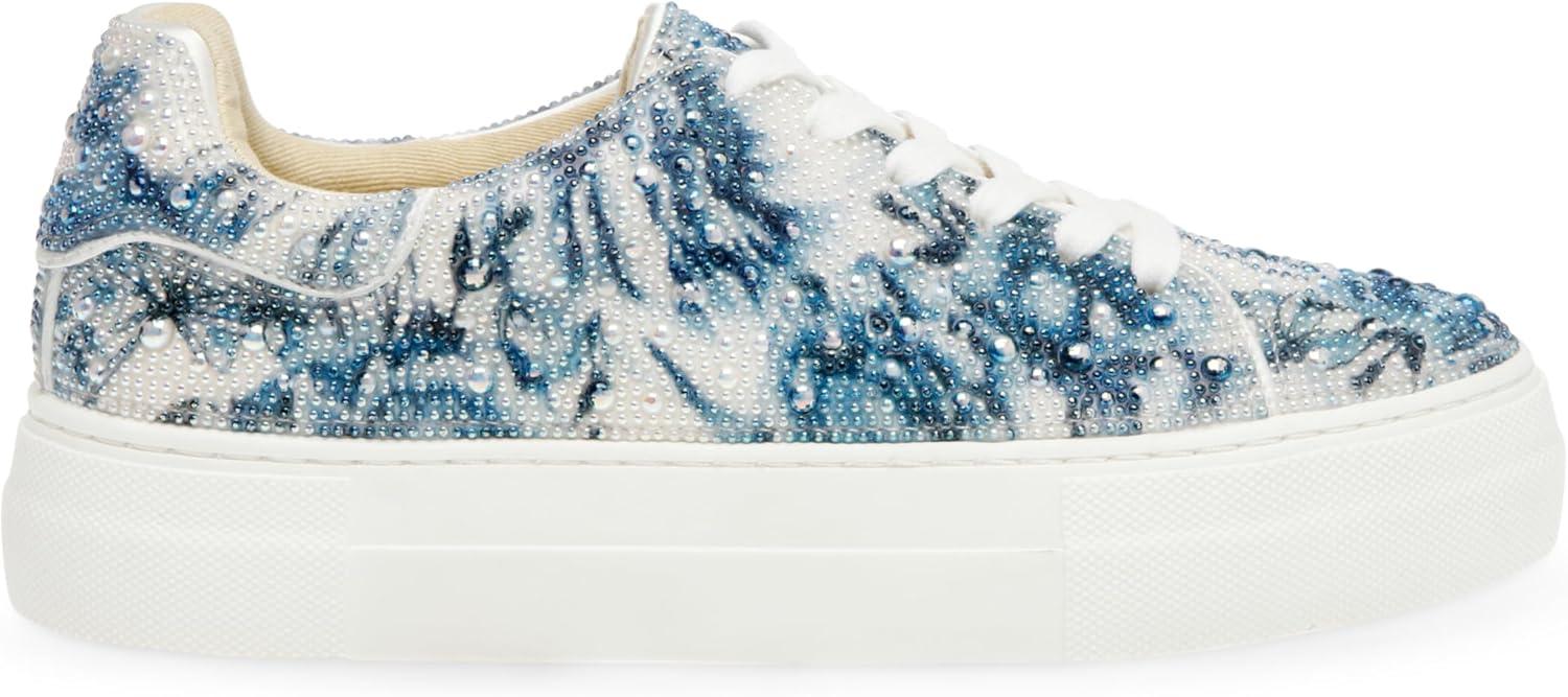 image:imageBetsey Johnson Womens Sidny SneakerBlue Floral