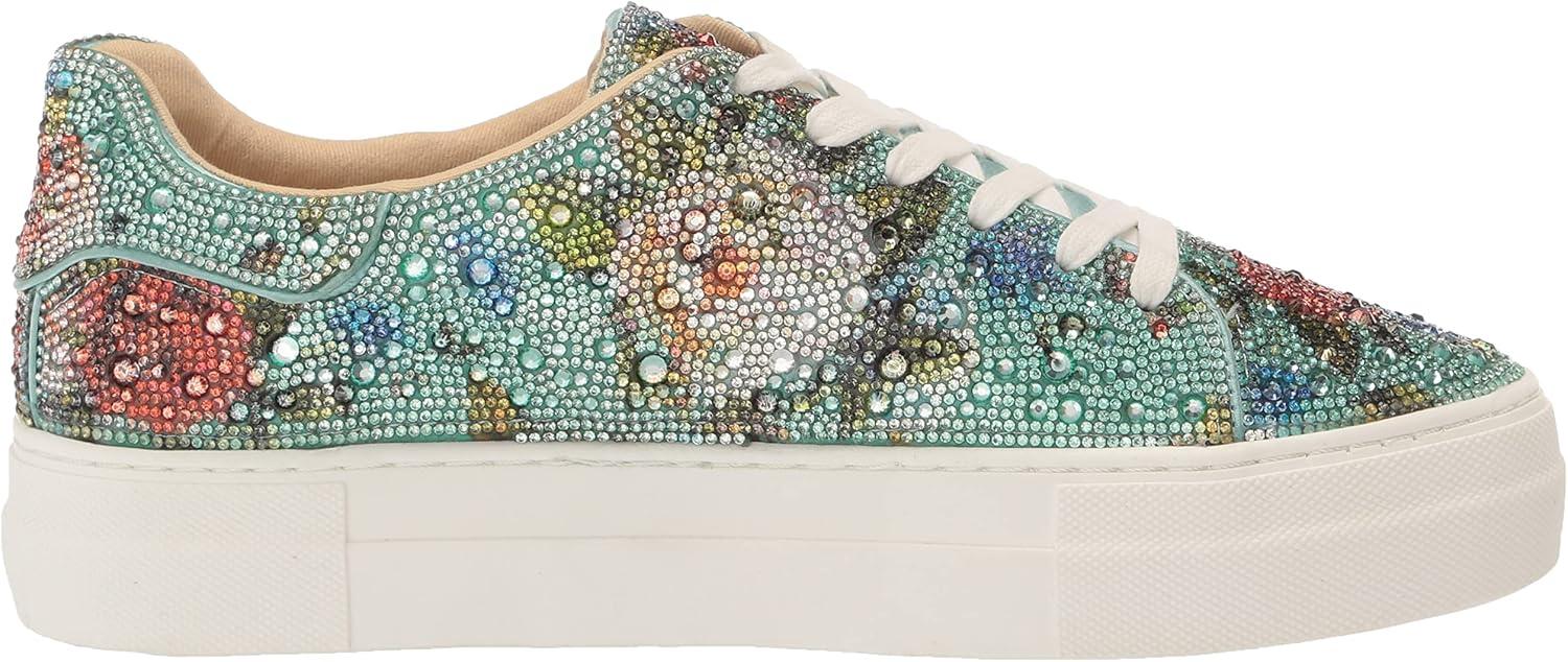 image:imageBetsey Johnson Womens Sidny SneakerGreen Multi