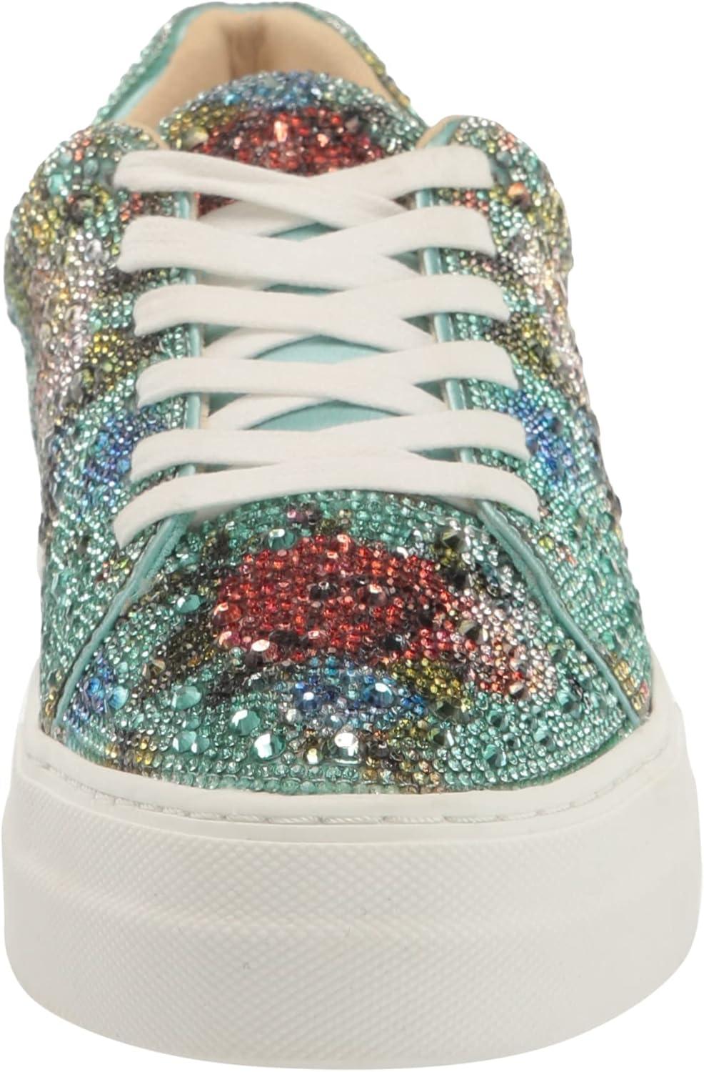 image:imageBetsey Johnson Womens Sidny SneakerGreen Multi