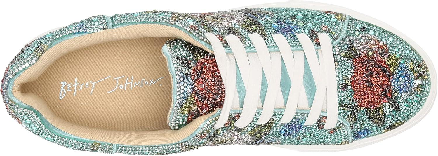 image:imageBetsey Johnson Womens Sidny SneakerGreen Multi